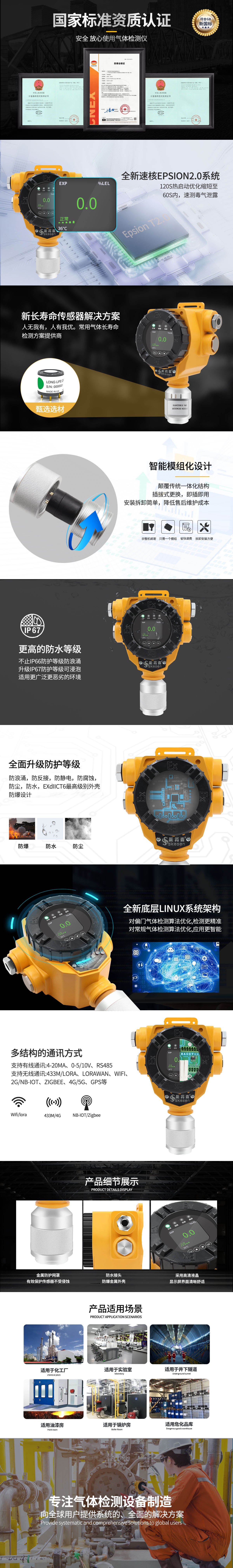 點型丙烯醛探測器 點型丙烯醛探測器